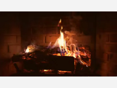 Relaxing Fireplace with Instrumental Christmas Music 24/7 🔥 Fireplace Christmas Music 🎄 Yule Log