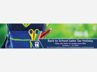 Jacques-Sponsored Back To School Sales Tax Holiday Now through 1/14/2024