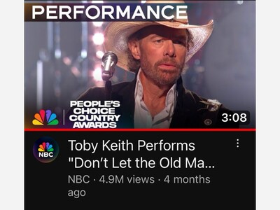 Toby Keith’s Last Performance