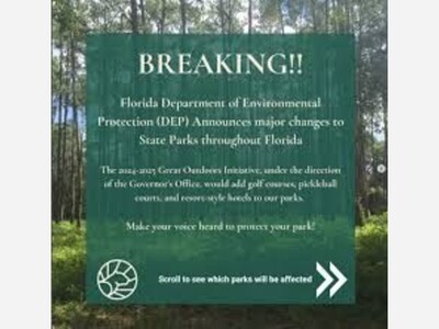 Urgent Call to Oppose the Commercialization of Florida's State Parks