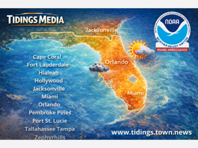 Your Florida weather forecast for Sunday, Jan 4 - Thursday, Jan 8