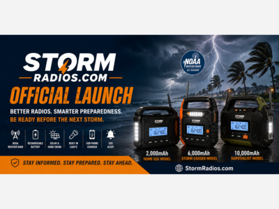 StormRadios.com Launches to Bring Better, More Affordable NOAA Emergency Weather Radios to American Families