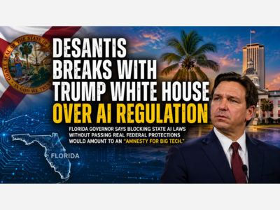 DeSantis Breaks With Trump White House Over AI Regulation