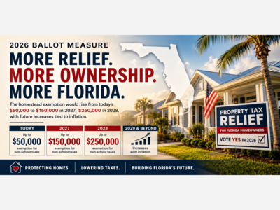 Florida’s 2026 Ballot Could Cut Property Taxes for Homeowners — Starting at $150,000