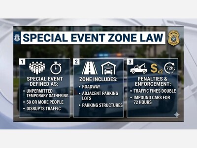 Tampa Police Declare Special Event Zone Downtown as Florida Cracks Down on Organized Takeover Mobs