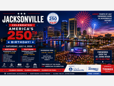 Jacksonville Plans Its Largest Fourth of July Fireworks Show Ever for America’s 250th Birthday