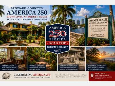 Broward County’s America 250 Story Runs Through Fort Lauderdale’s Bonnet House