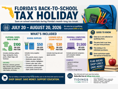 Florida’s Back-to-School Tax Holiday Is Coming Early This Year