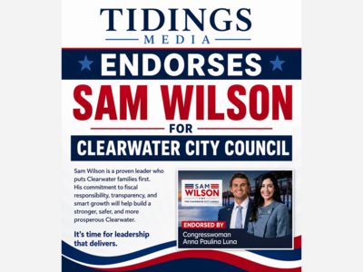 Tidings Media Endorses Sam Wilson for Clearwater City Council